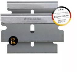 chemicalworkz lame metalice de rezervă pentru racletă, 20 buc (CW-FK20)