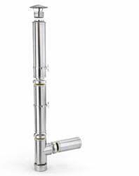 BRONOX Kit cos de fum 5m D160 din inox suspendat