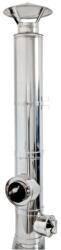 BRONOX Kit cos de fum 5 m D160 din inox asezat pe sol