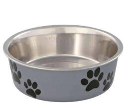 TRIXIE Stainless Steel Bowl | Fémtál műanyag borítással - 0, 45 L