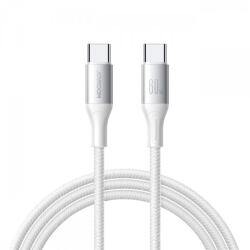 JOYROOM USB-C - USB-C Joyroom S-A28 Flash, 60W, 1m, Alb (cab/da/us/joy/sa/60/1m/alb)