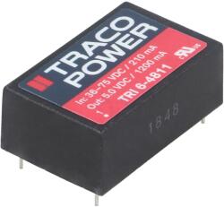 Traco Power Convertor DC/DC 6W 36-75V la 5V (TRI 6-4811)