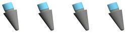 Paperlike Accesoriu Apple Pencil Paperlike Varfuri Pencil Tips, set 4 bucati, precizie ridicata si pentru scris si desen digital (PL-APT-CB-25)