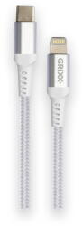 Grixx Cablu date GRIXX - USB-C to Lightning MFI, impletit, lungime 2m - alb (GRCAUSBC8PINFWT02) - vexio