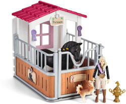 Schleich Horse Club horse box with Tori & Princess, play figure (42437) - vexio Figurina