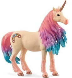 Schleich Bayala Marshmallow Unicorn Mare, toy figure (70723) - vexio Figurina