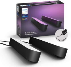 Philips HUE white & color Ambiance Play Lightbar, LED light (black, twin pack) (915005733901)