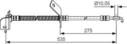 Bosch Furtun Frana 1987481415 Hyundai I30 Kia Cee'D/Cerato Ii/Cerato Koup Ii/Pro Cee'D (1987481415)