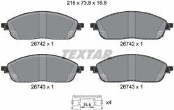 TEXTAR Set Placute Frana, Frana Disc 2674201 Jeep Grand Cherokee L V (2674201)