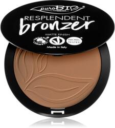 puroBIO Cosmetics Resplendent autobronzant cu efect matifiant culoare 01 Pale Brown 9 g