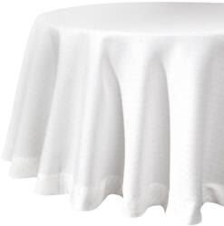 Eurofirany Asztalterítő, ELIZA, ∅ 120 cm, Eurofirany, fehér (457779)