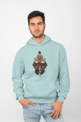 D&B Unisex Hoodie ZN00014 Rock Mentazöld-Méret M (ZN00014 Rock Peppermint M)