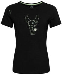 Chillaz Valencia Happy Alpaca női póló L / fekete