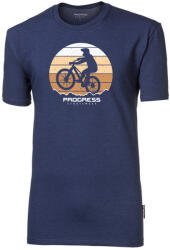 Progress Barbar Biker férfi funkcionális póló L / sötétkék