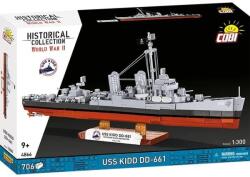COBI USS KIDD DD-661, 1: 300, 700 k (CBCOBI-4866)