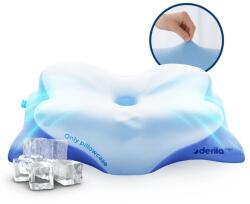 TYPEC Husă de Rezervă Ergonomică Derila pentru Pernă Cervicală din Spumă cu Memorie, Hiască Protector de Calitate Superioară, Compatibilă cu Perne Ortopedice Derila Ergo, 1 Bucată, Alb