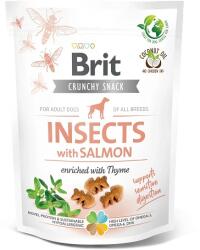 Brit Crunchy Snack Insects with Salmon enriched with Tyme (3 x 100 g = 3 pachete) 600 g