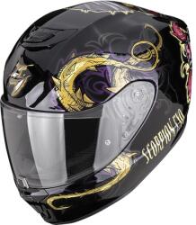 Scorpion Cască integrală pentru motocicletă Scorpion EXO-391 Mumia, neagră, chameleon (SCRP139-552-38)