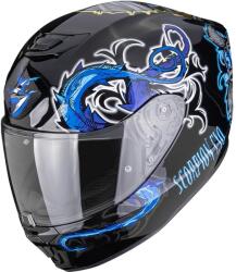 Scorpion Cască integrală pentru motocicletă Scorpion EXO-391 Mumia negru-albastru (SCRP139-552-66)