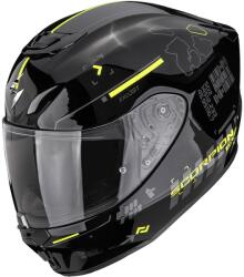 Scorpion Cască integrală pentru motocicletă Scorpion EXO-391 Iron, negru-galben fluo (SCRP139-579-141)