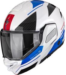 Scorpion Cască de motocicletă Scorpion EXO-TECH II Void, flip-up, alb-albastru-argintiu (SCRP180-567-414)