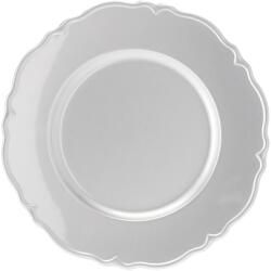 Chomik Farfurie suport rotundă 33cm cu model argintiu 68488 (VEN8588)