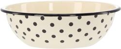 Chomik Bol emailat 2, 5l 24, 5cm alb cu model buline 68411 (EMA3226) Castron