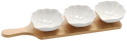 Chomik Set 3 boluri din porțelan floare 10, 5x10, 5x4cm 68314 (CAI0718) Castron