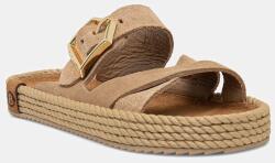 Bohonomad papucs espadrilles női velúr Sevilla - bézs Női 40