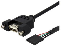 StarTech Panel Mount Usb Cable (usbpnlafhd1)