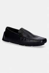 Calvin Klein férfi bőr mokaszin DRIVER PENNY EMBL LTH - fekete Férfi 43