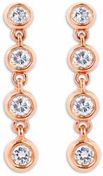 White & Black Elysia gyémánt fülbevaló - rosegold - 0, 2 karát (AU15002)