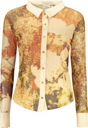 Desigual Női Hosszú Ujjú Ing, Bézs (26wwtk23atenas_be6004_xl)