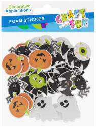 STARPAK Dekorgumi, öntapadós halloweeni formák, Craft with fun (STK-595842) - mesescuccok