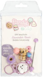 DP CRAFT Csináld magad kulcstartó, 9 db-os készlet, Lavender Bear (DPC-DPSG-021) - mesescuccok