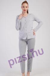 Vienetta Hosszúnadrágos gombos női pizsama (NPI6828 2XL)
