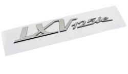 Piaggio Oldalidom felirat matrica LXV 125 ie króm 142x21mm Piaggio Váz, idomok és járműkiegészítők Matricák és járműdekoráció Egyéb matricák és dekorációs elemek