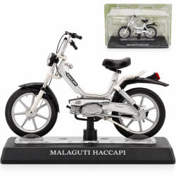 LEO MODELS Macheta moto Malaguti Haccapi alb, scara 1: 18, Leo Models, Passione Motorini (3065)