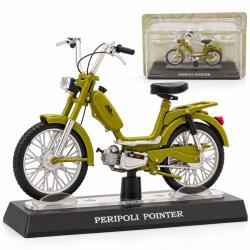 LEO MODELS Macheta Moto Vintage Peripoli Pointer, verde masliniu, scara 1: 18, Leo Models, Passione Motorini (3062)