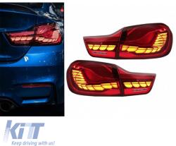  Tailights Set suitable for Bmw 4 F32 F33 F36 M4 F82 F83 (2013-03.2019) M4 Look OLed Dynamic Start Up Red/Crystal Vland (CGRTLB6039247)