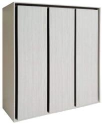 International Service Dulap Santa Cruz, pal Whitewood/ wenge, 1915x600x 2150mm Garderoba