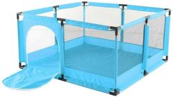 Flippy Tarc de Joaca pentru Copii DNT-106, Flippy, Model Spatiu Fotbal, 126 x 126 x 65 cm, Structura de Protectie pentru Interior, ABS si Poliester rezistent, Albastru Deschis (167186)