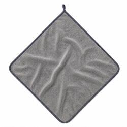 Flippy Prosop Auto din Microfibra Rasucita, Flippy, 600 GSM, Super Absorbant, Moale si Reutilizabil, pentru Uscare si Curatare Auto, 60 x 90 cm, Gri Deschis (167837)