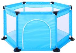 Flippy Tarc de Joaca si Siguranta pentru Copii DNT-104, Flippy, Dimensiuni 130 x 115 x 65 cm, Structura de Protectie pentru Interior, Albastru (167163)