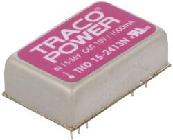 Traco Power Convertor DC/DC 15W 18-36V la 15V (THD 15-2413N)