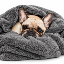 CKB Ltd Pătură pentru animale de companie Snug-Rug 120 x 88 cm - gri