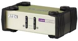 ATEN CS82U 2-Port PS/2-USB KVM Switch, 2x Custom KVM Cable sets, Non-powered (CS82U-AT)