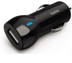 Hama 1x USB Indicator LED 5V / 2.4A 12W Negru (00183259) - vexio
