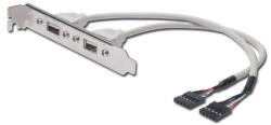 ASSMANN 2x tip A-2x5pin IDC, Gri (AK-300301-002-E)