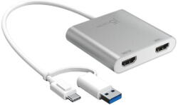 j5create Adaptor HDMI/USB-C, Argintiu (JCA365-N)